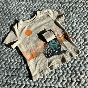 Gap Jeep Dinosaur flip t shirt